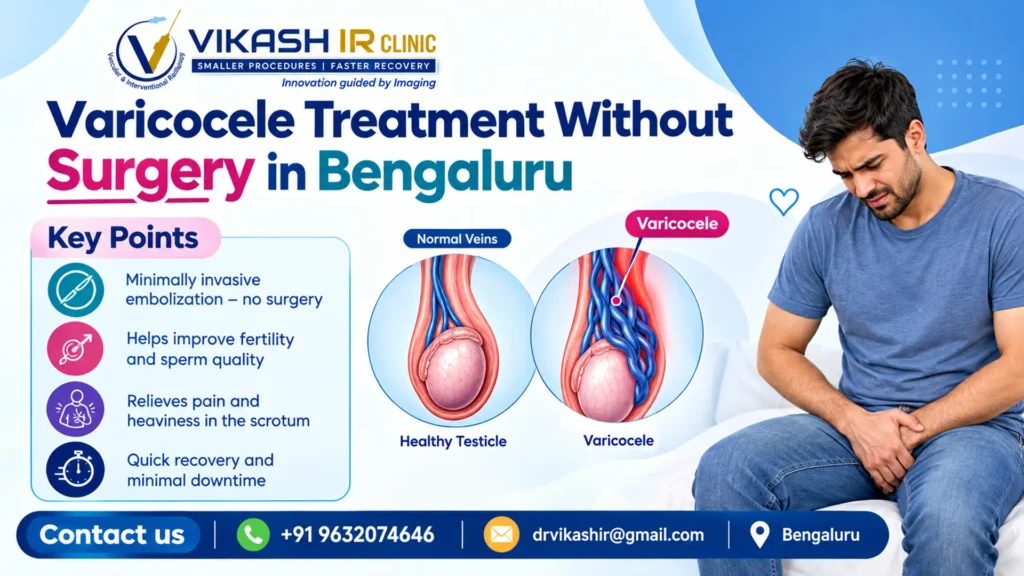 Varicocele Treatment Without Surgery in Bengaluru